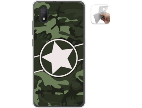Carcasa Alcatel 1B 2020 TUMUNDOSMARTPHONE Camuflaje 01 Multicolor