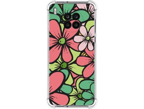 Carcasa Huawei Honor 50 Lite 5G TUMUNDOSMARTPHONE Dibujos Antigolpes Flores 02 Multicolor