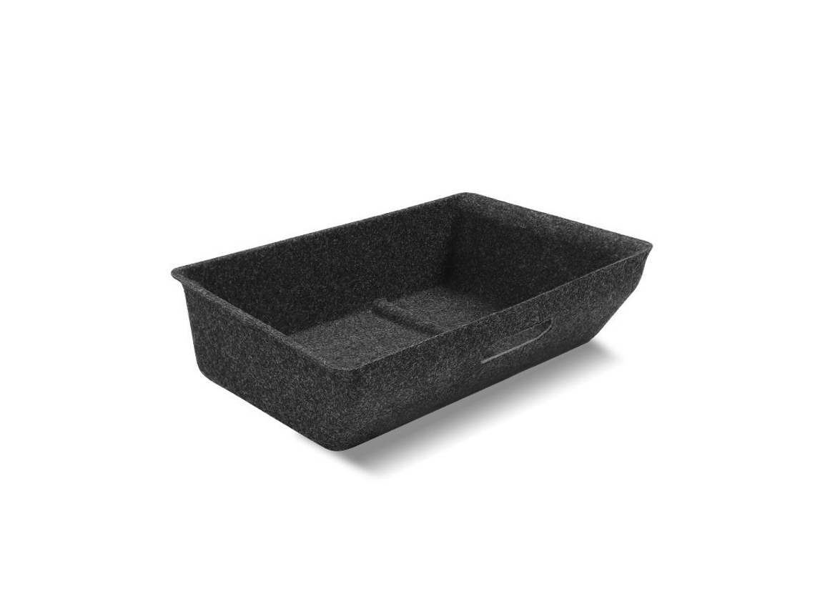Caja de almacenamiento de la consola central - MY Tela de fieltro Caja de almacenamiento debajo del asiento