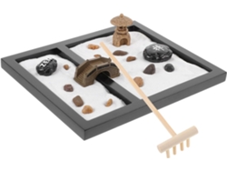 Jardín Zen En Miniatura Con Arena Y Piedras Artificiales