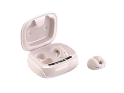 Auriculares Manos Libres Inalámbricos Tiempo Espera Prolongado Compatible Hd Llamados YIZHOOD Piel Bluetooth Beige