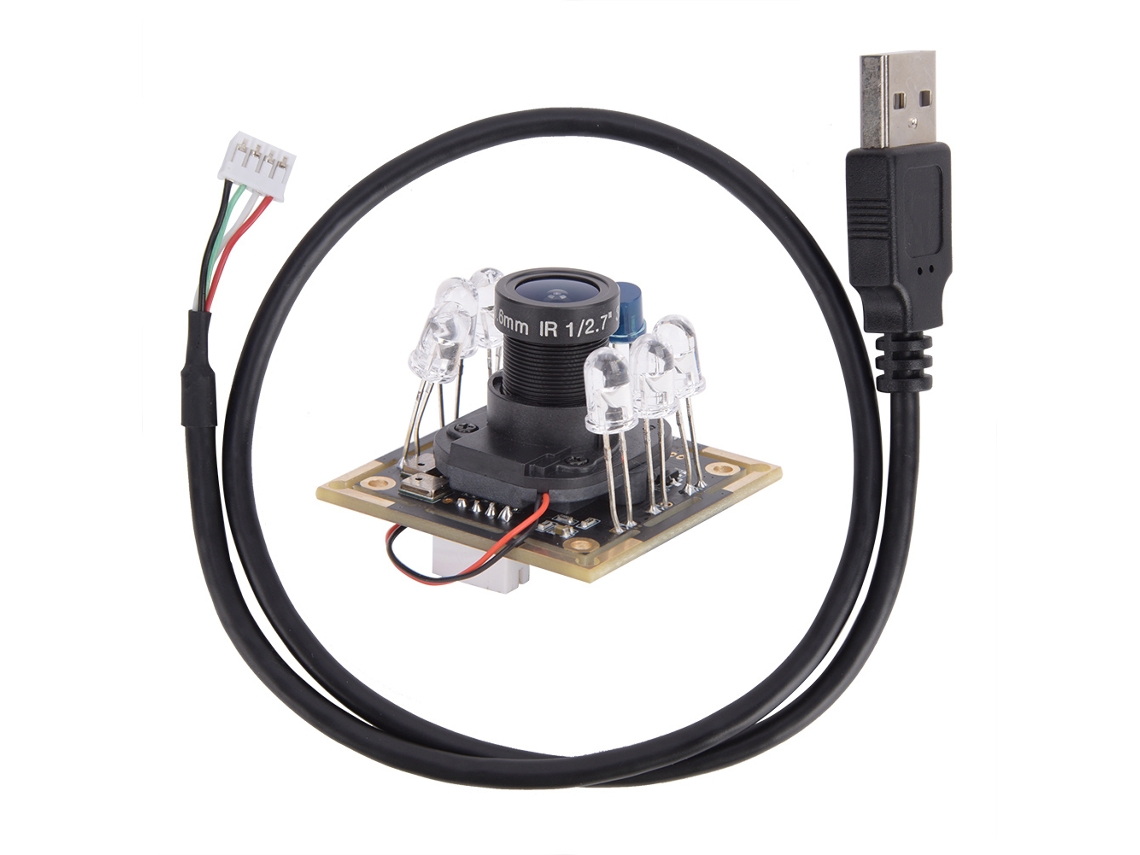 Veloriskku-módulo De Cámara Usb Con Chip Ir-cut Hm2131 Micrófono 1920x1080 30fps 94°