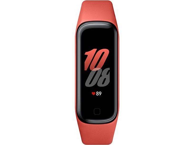 Smartwatch SAMSUNG Galaxy Fit 2 (Bluetooth - 21 días de autonomía - A prueba de agua - Rojo)
