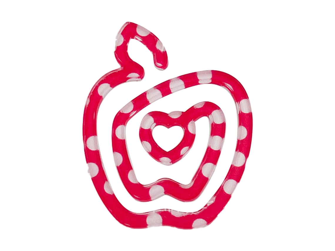 Marcapáginas Clip Papel Forma Fruta Roja