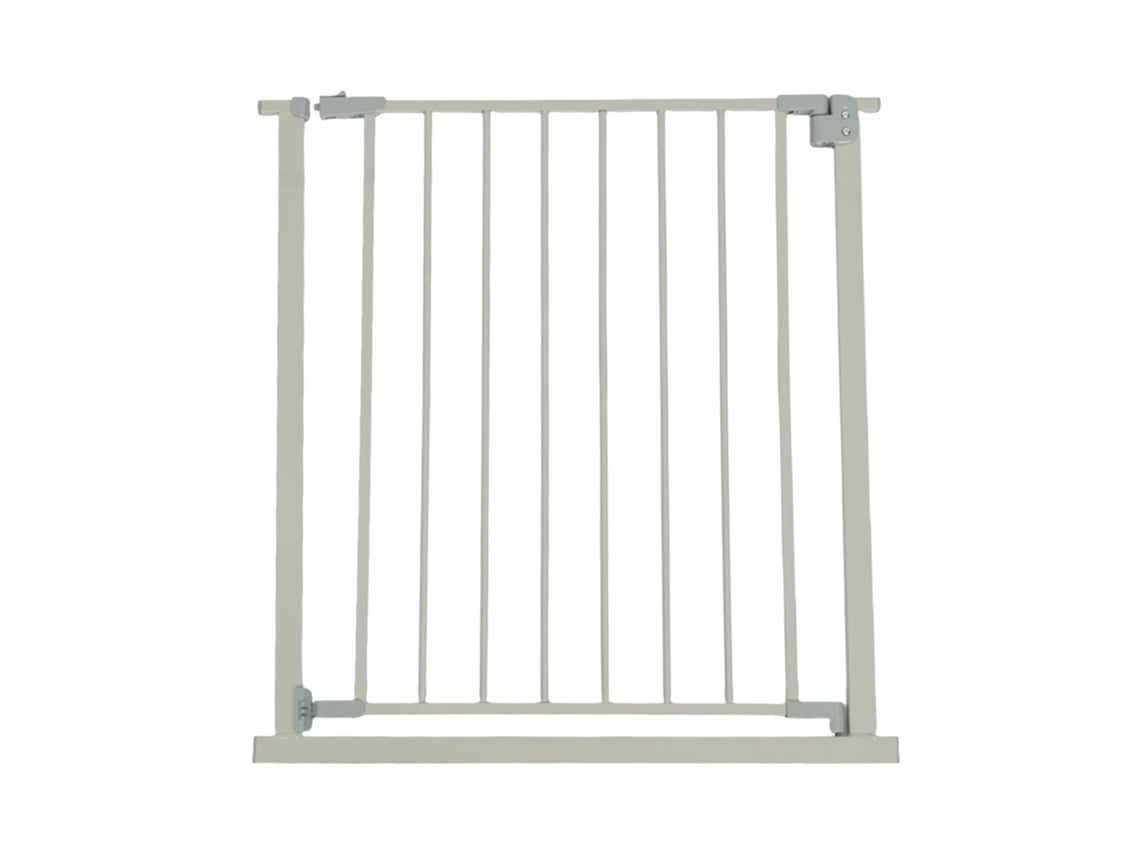 Barreira De Segurança Para Escadas Relaxdays, 75–80 Cm, Sem Perfuração, Para Bebés E Crianças, Cinza.