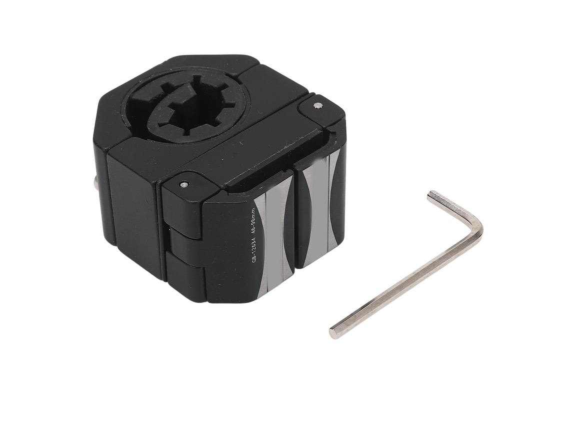 2026-soporte De Teléfono Para Bicicleta Con Anillo Oculto, Montaje De Moto De Aluminio, Clip Para Mango, 40‑90mm
