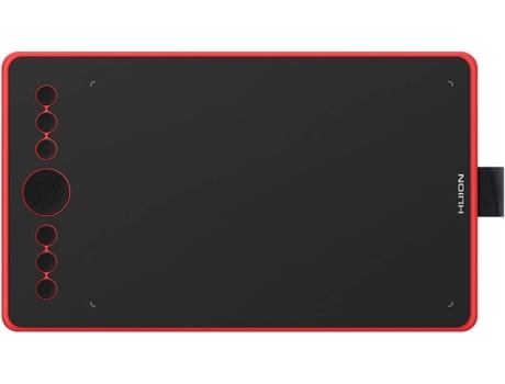 Tableta Gráfica HUION H320M (Rojo - 228.6 x 142.9 mm)