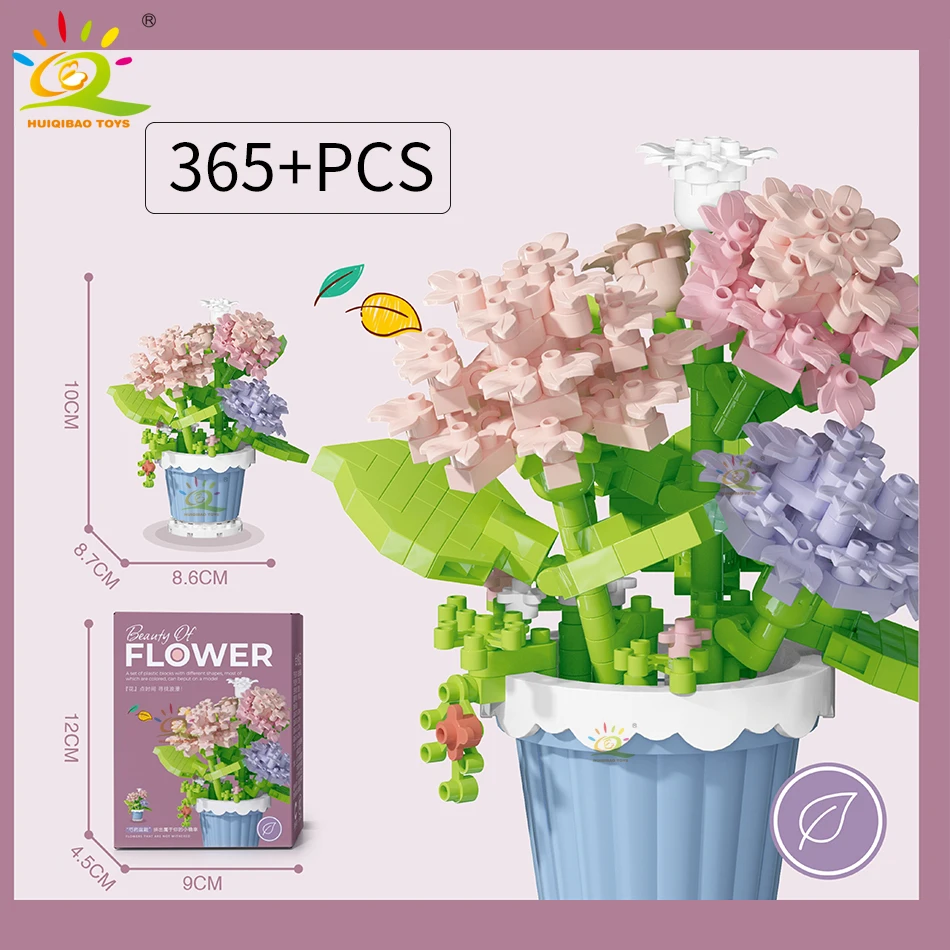 Moc Buquê Eterno Miniatura Bloco De Montar Flor Modelo Diy Decoración De Mesa Para Casa