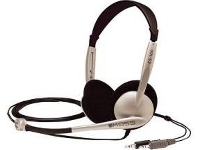 Auriculares KOSS CS100 (Con Micrófono - Plata)