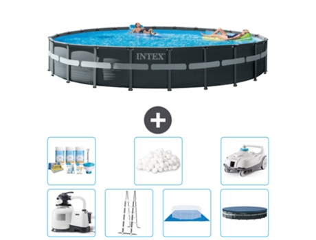 Piscina Tubular INTEX 26340GN-CB45 (47241 L - 732x132cm)