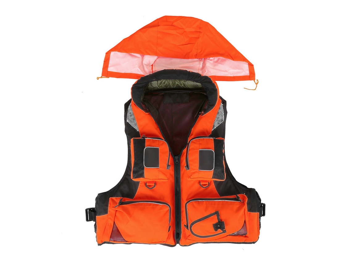 Chaleco Salvavidas De Poliéster Lixada Para Adultos, Ideal Para Pesca, Navegación Y Piscinas, Con Alta Flotabilidad.