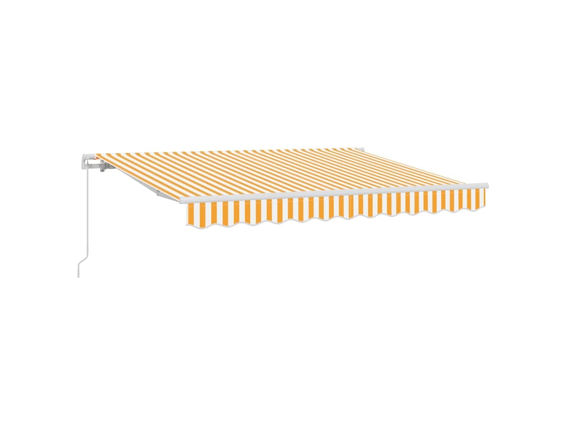 Maison Exclusive - Toldo Retráctil Manual Amarillo 250 X 200 Cm Tela