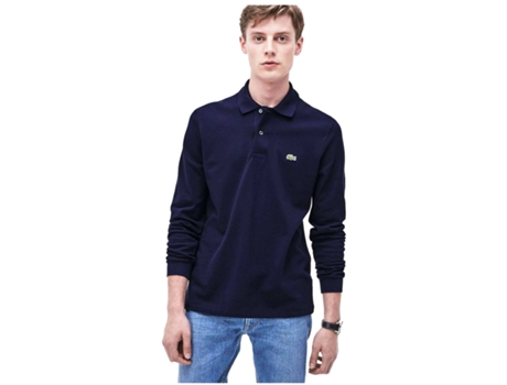 Camisa de Hombre LACOSTE Pescoço Canais Azul (XL)