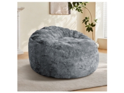 Sofá ergonómico curvo de suelo con soporte corporal completo.