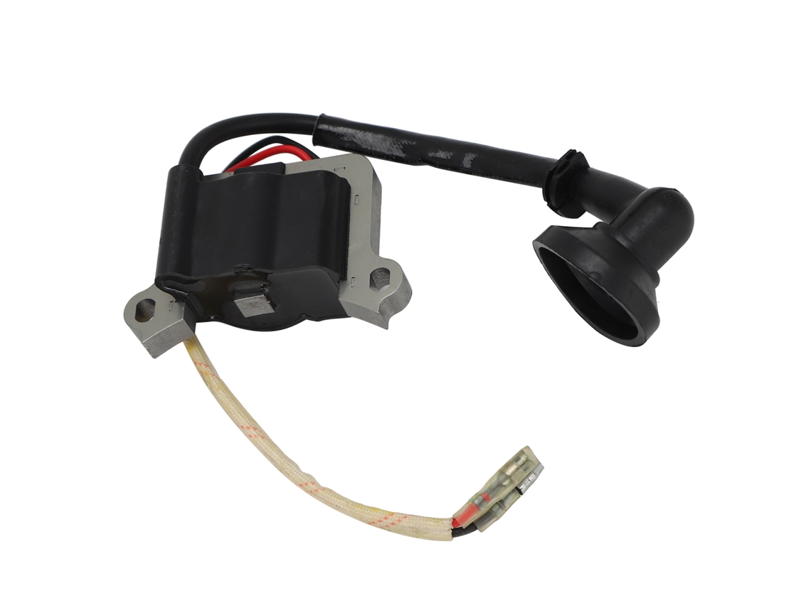 Bobina de encendido para cortacésped en caja de plástico de acero al manganeso para motores de 43 cc y 52 cc.