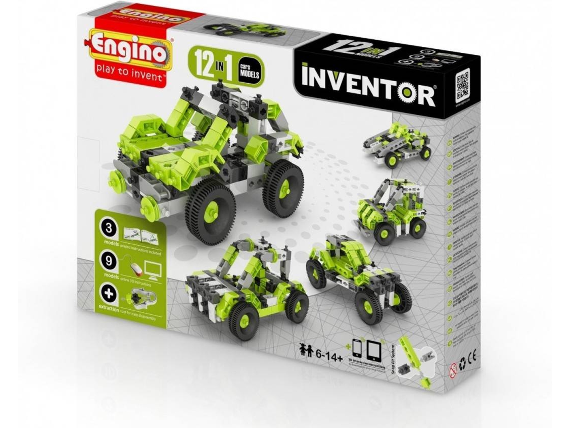 Construción ENGINO Inventor (12 Modelos - Coches)