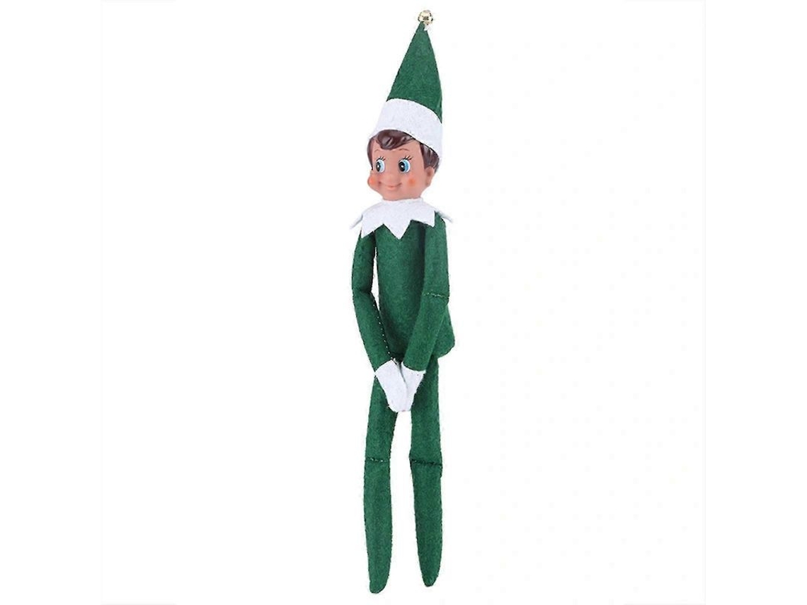 Muñeco Elfo Navideño Con Gorro Decoración Fiesta Regalo Cumpleaños Novedad De Calidad Duradera Verde