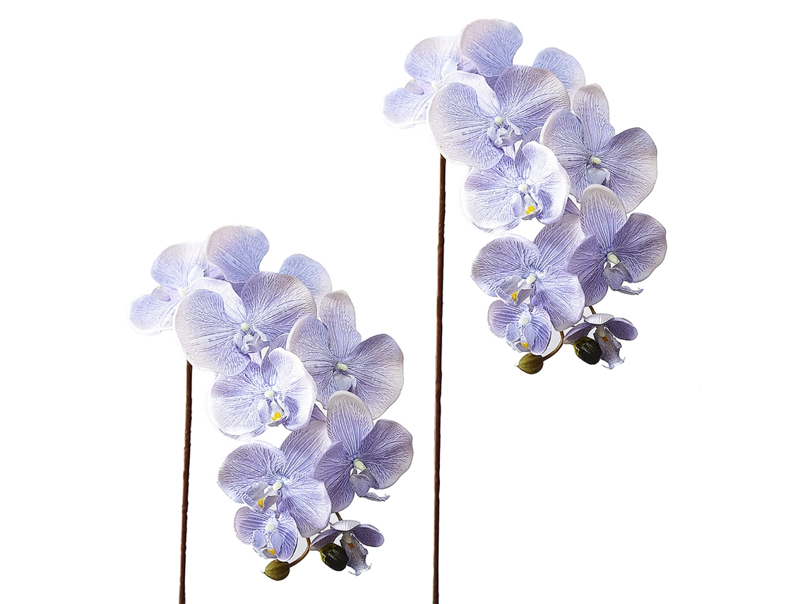 Orquídea Artificial De 10 Cabezas, Phalaenopsis, Flor Artificial, Flores Artificiales Para El Hogar, Centros De Mesa, Fotografía De Bodas.