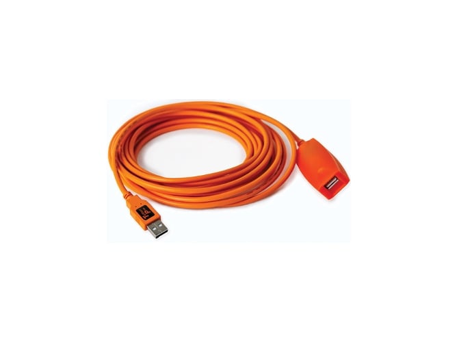 Cable de Datos TetherTools (USB - USB - 4.9 m m - Naranja)