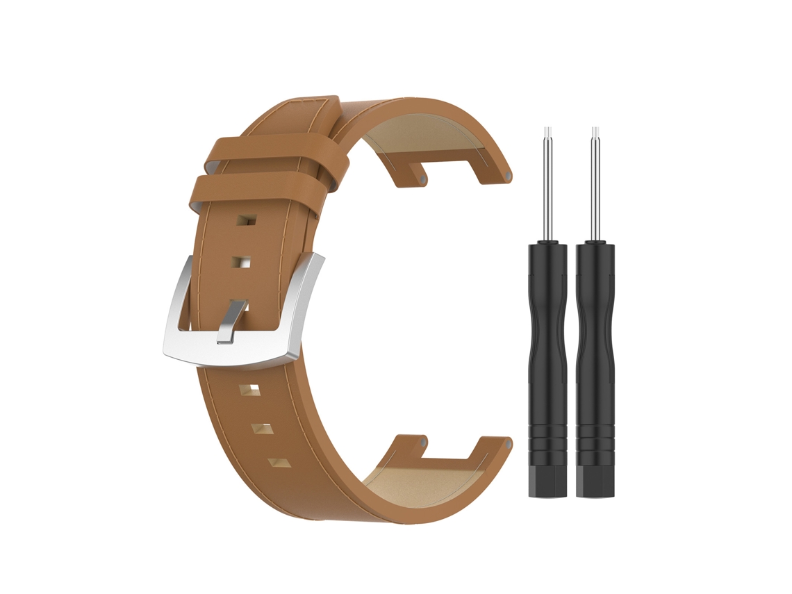 Pulseira De Substituição Para Relógio Smart Amazfit T-rex Couro Genuíno Ajustável Com Pinos De Liberação Rápida
