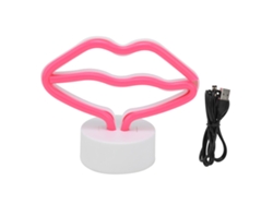 Lámpara LED con forma de labio y soporte CHABERLU