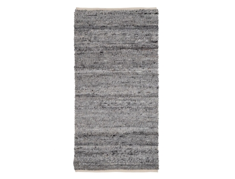 Alfombra BIGBUY HOME (80.00 x 150.00 x 15.00 cm - Tejido Sintético - Gris)