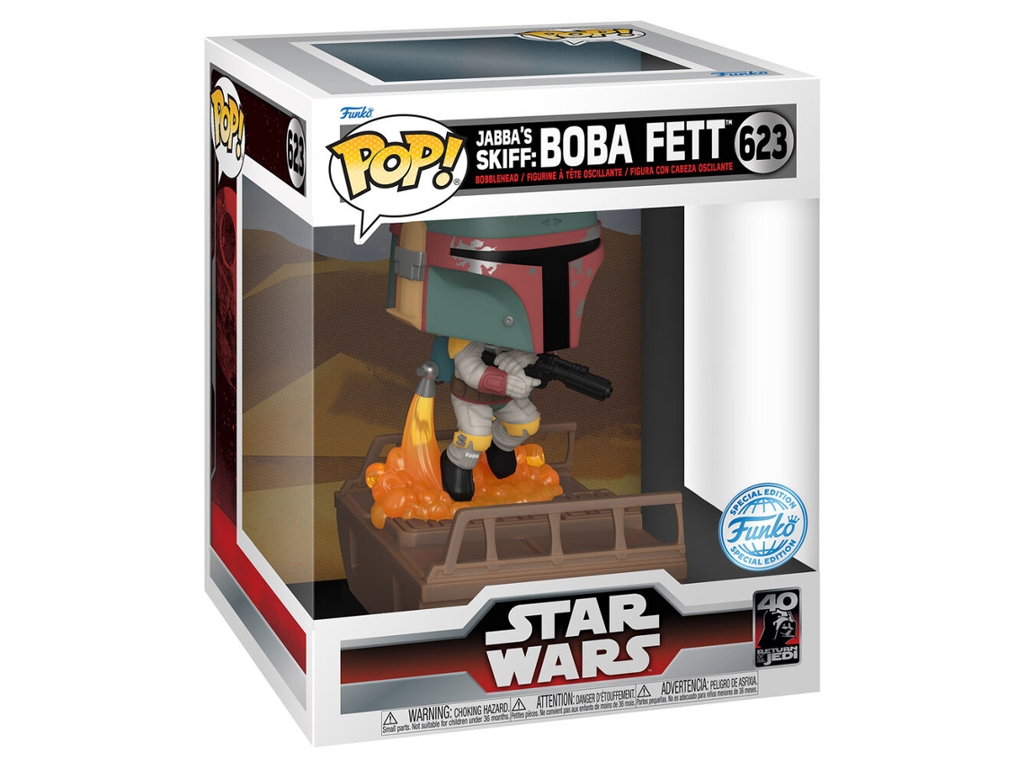 Figura Pop Deluxe de Star Wars Boba Fett Exclusiva B.active