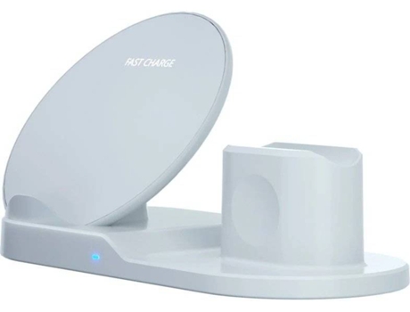 Cargador Inalámbrico CHRONUS WC8491125zx Blanco
