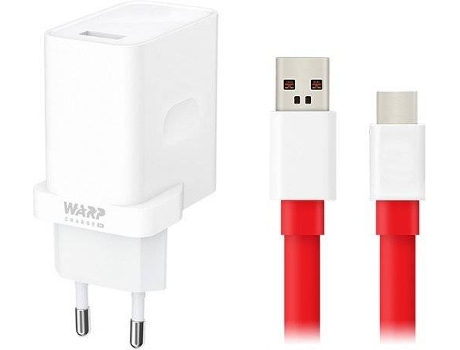 Cargador de Pared PHONECARE Oneplus (6A - USB - Tipo C - Rojo)