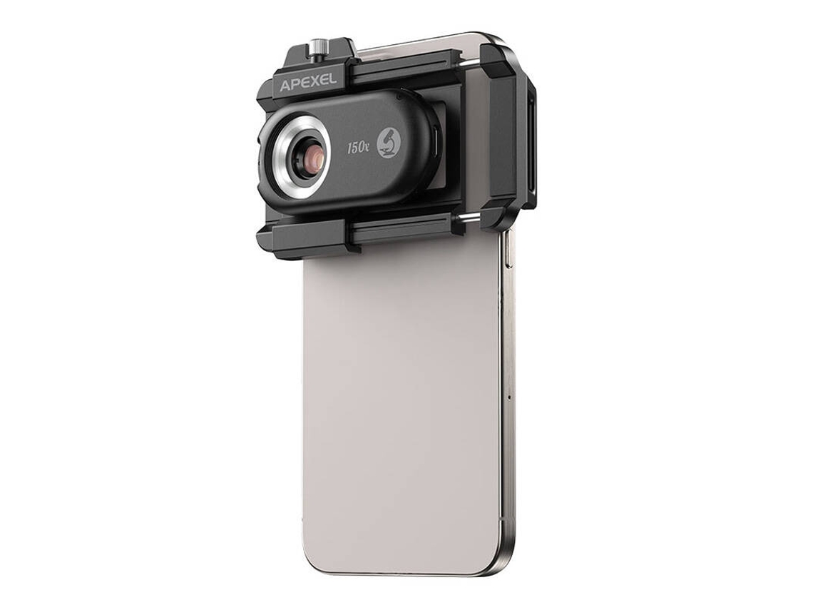 Lente para teléfono móvil con zoom Apexel 150x Apl MS150 (150x)