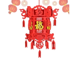 Linterna Nuevo Chino Decoración Colgante Decoraciones Rojas Hogar Puerta Balcón Celebraciones Bodas Año Luz