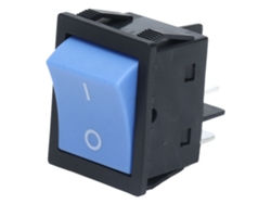Veloriskku-interruptores Rocker De 4 Pines Azules Em Abs, Com Boa Conductividade E Eficiência, 125/250vac, Mini Interruptores