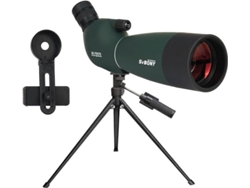Telescopio Sv28plus, lente Bak4 FMC de 25x75 mm, con adaptador para teléfono, bolsa y trípode, para observación de aves y tiro con arco Svbony