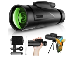 Telescópio Monocular 12x50 De Alta Ampliação Adequado Para Viagens Ao Ar Livre Preto Saisiyiky