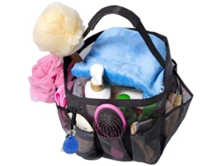 Cesta De Malla Para Baño, Ideal Para Residencias Universitarias, Con 8 Bolsillos Y Bolsa Para Toallas Portátil.
