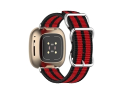 Alça De Nylon Para Smartwatch Fitbit Versa 3/fitbit Sense - Qjwl