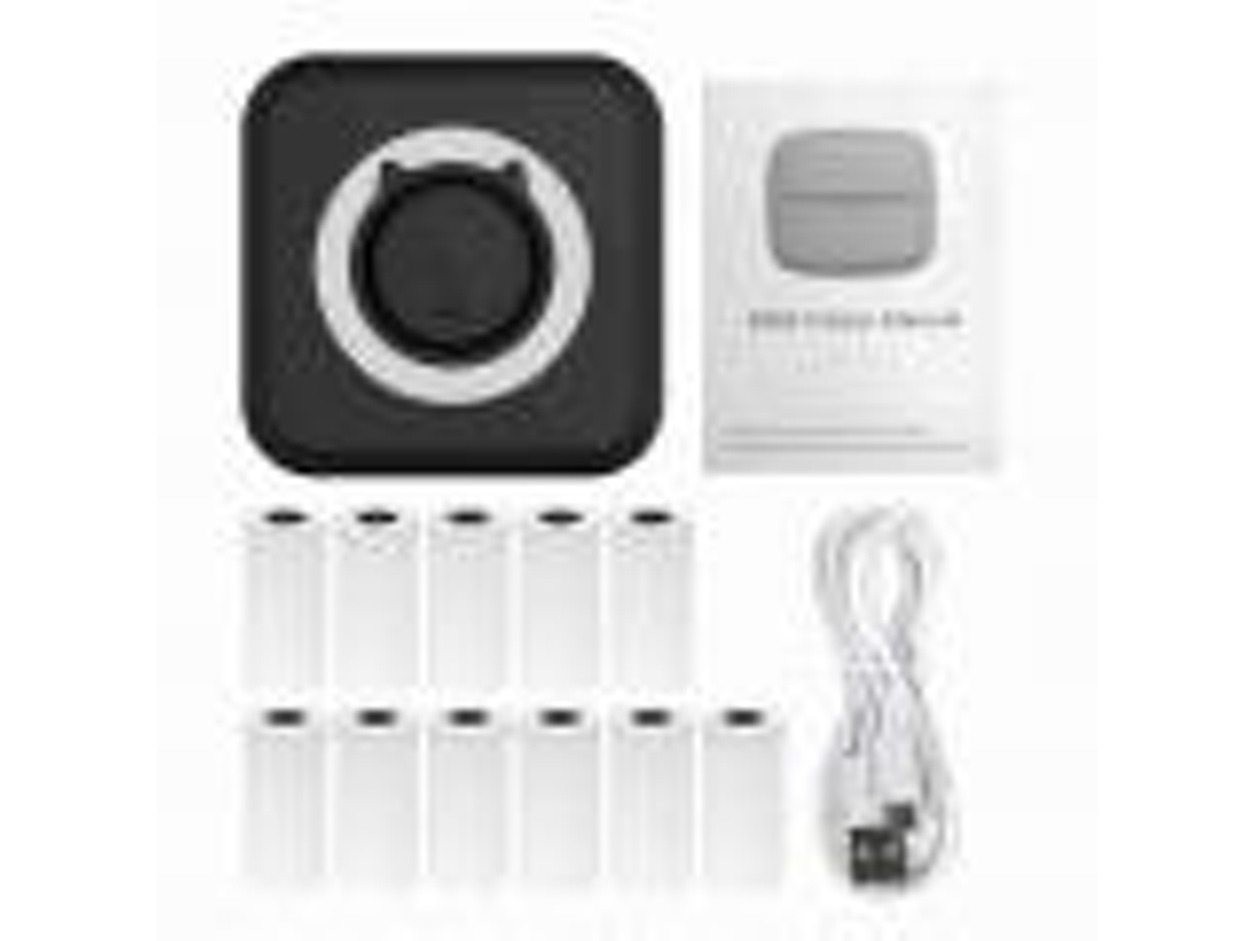 All-in-one Wireless Portable Mini Photo Printer With Bt Connection For Ios Android, Comes With 11 57mm Paper Rolls