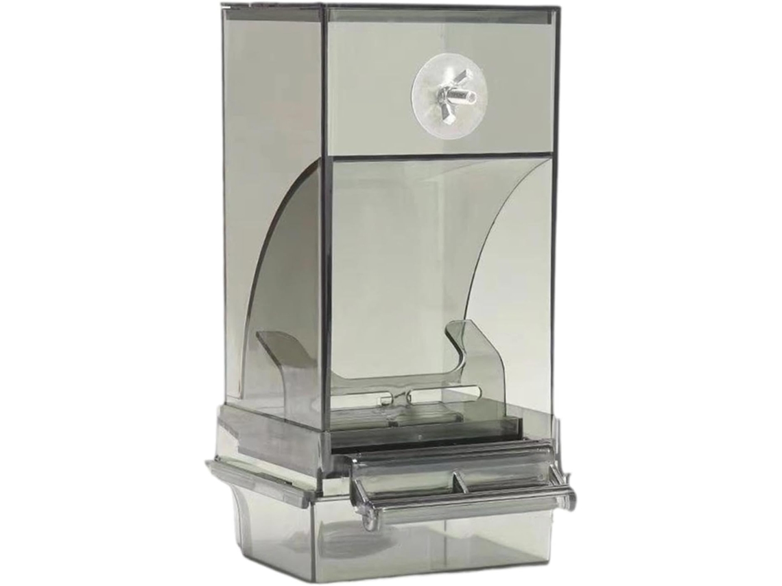 Comedero Automático Para Pájaros: Recipiente Transparente Con Percha, Para El Hogar, Jardín, Patio, Paisajismo, Balcón,