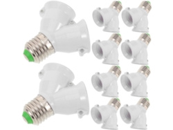Adaptador De Casquillo E27 A E27 De 1 A 2, Divisores De Casquillos Bombillas, De Instalación Techos