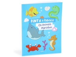 Libro Pinta e Rabisca - Os Animais Marinhos de Europrice (Portugués)