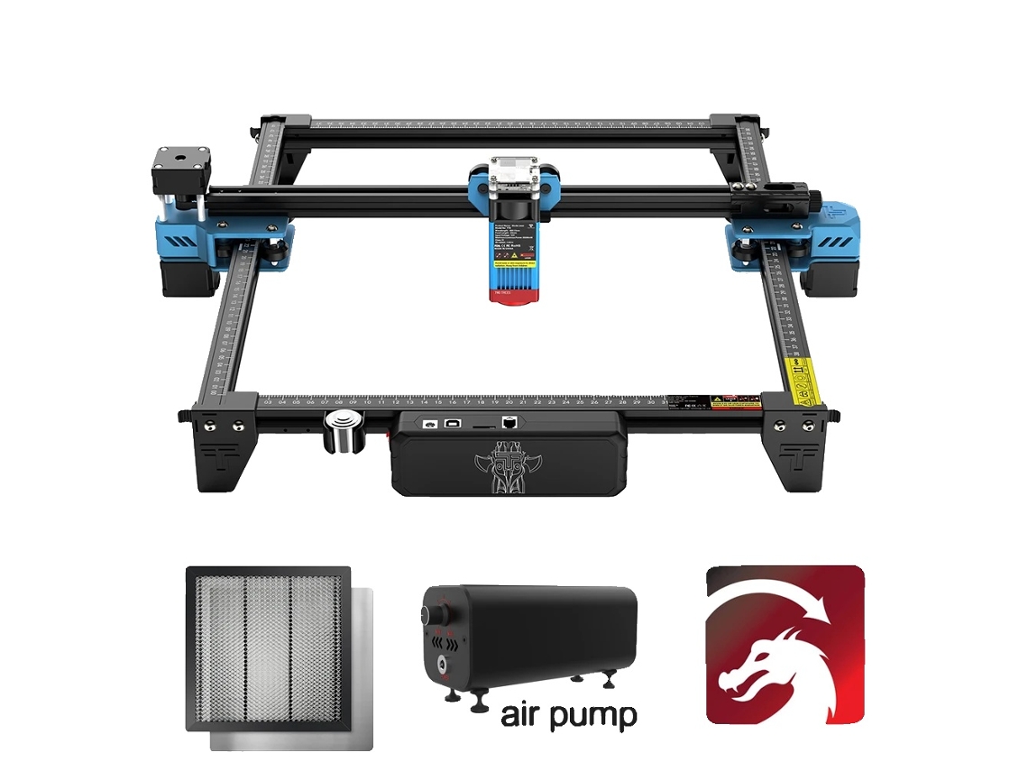 Fresadora láser CNC, grabado de precisión, amplia compatibilidad con materiales, kit de 4, EU-e, TTS-10 Pro-c