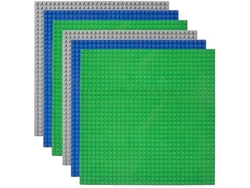 2026-placas Base Clásicas De Construcción 10" X 10", Paquete De 6 Para Niños, Compatible Con Marcas Principales, Materiales De Alta Calidad