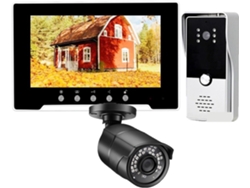 Interphone Visual Futé De Wifi 1080p Con Le Téléphone Porte Caméra Securité Écran Tactile 7 Pouces