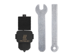 Kit de hotend ensamblado con boquilla de acero endurecido para impresora 3D A1 Mini con manguera de silicona resistente al calor.