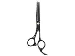 Tijeras De Peluquería Profesionales 5.5" Para Corte Y Desmechado De Pelo Estilo Salón Negro