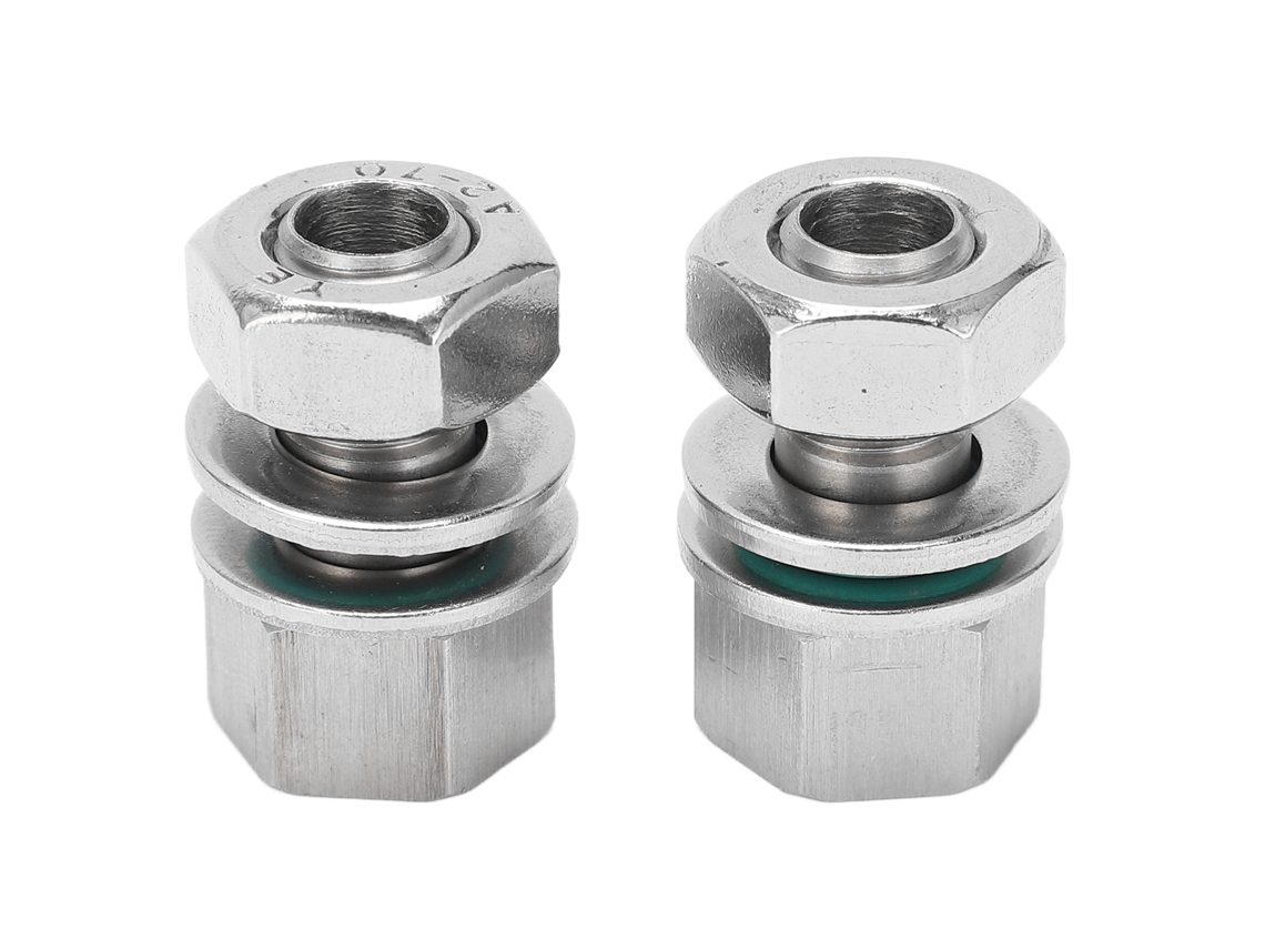 2 Adaptadores De Conectores De Cable De Acero Inoxidable Impermeables Para Hélices Submarinas