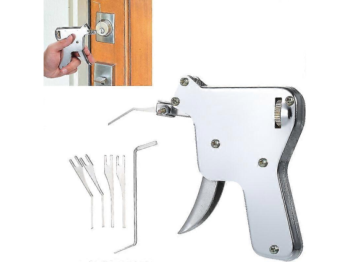 Juego De 6 Herramientas Para Práctica De Cerrajería Small White Gun Herramientas De Cerrajería Para Principiantes Y Profesionales