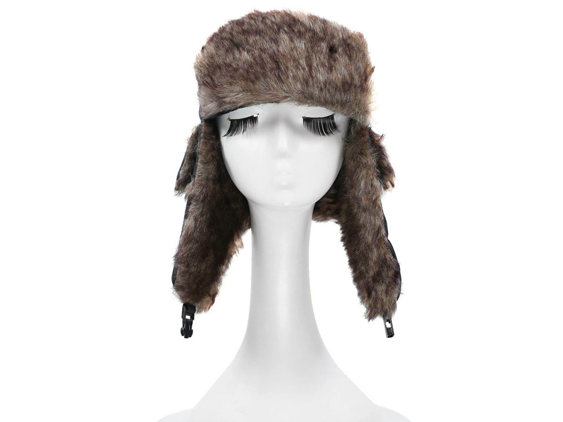 Gorro De Invierno Unisex Ushanka Con Orejeras, Cálido, De Piel Sintética E Impermeable.