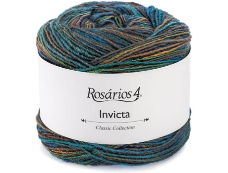 Hilo de Lana ROSARIOS 4 Invicta P150168 (Azul - 12,5x13,5x12,5 cm - Lana)