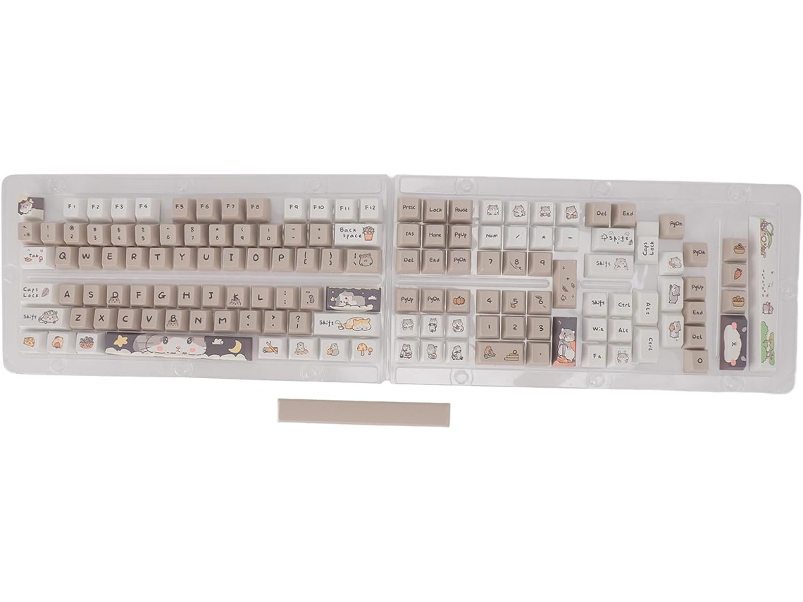 Teclado Con 141 Teclas, Pbt, Diseño Atractivo Y Impresión Por Sublimación De Color.